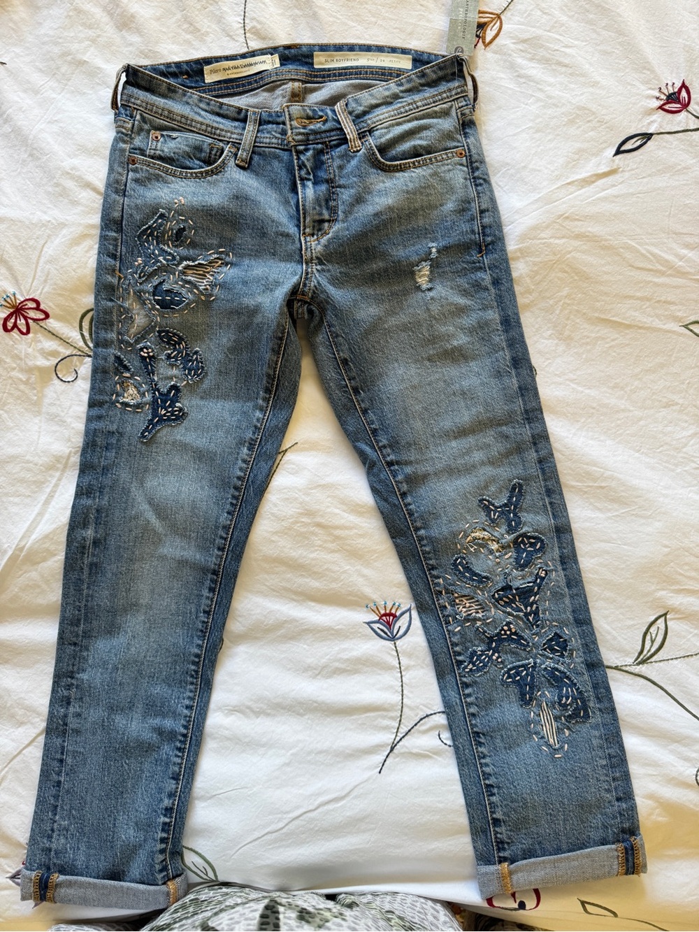 NWT Pilcro cropped jeans from Anthropologie